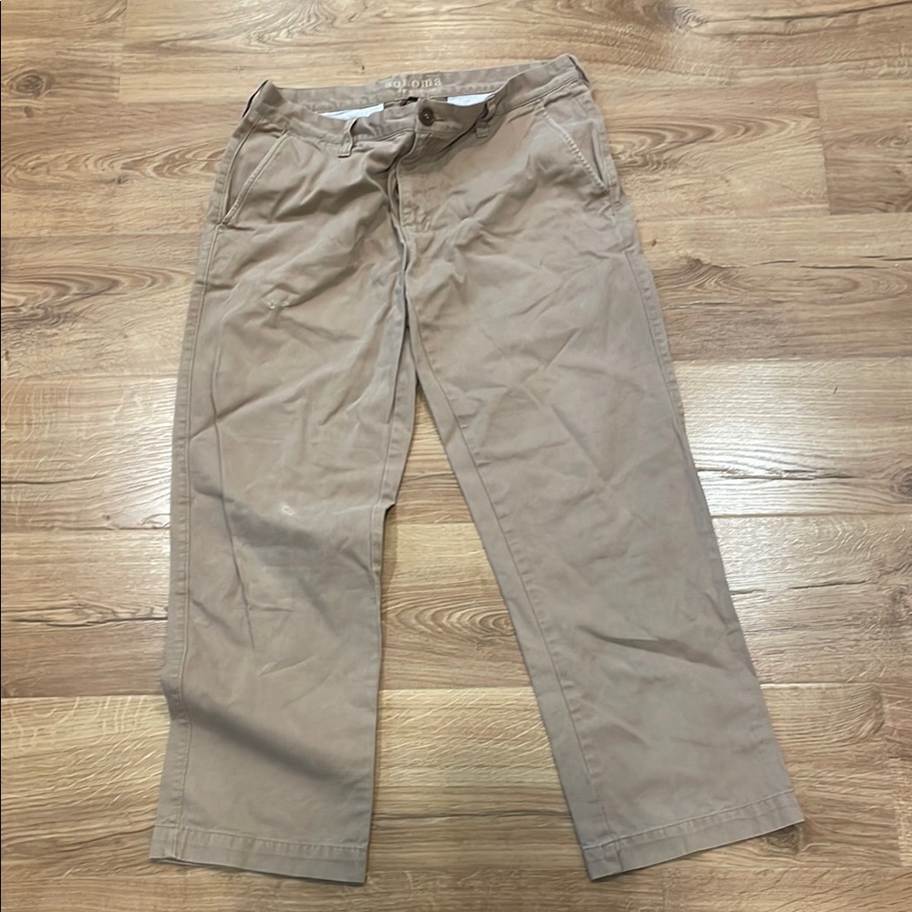 Sonoma Men's Khaki Chinos (34x30)
